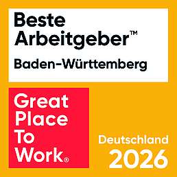 Siegel: Great place to work Beste Arbeitgeber Baden-Württemberg 2026